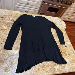 VLD size S Black Long Sleeve Tunic Dress